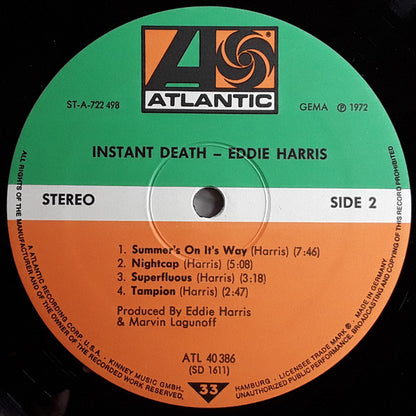 Eddie Harris : Instant Death (LP, Album)