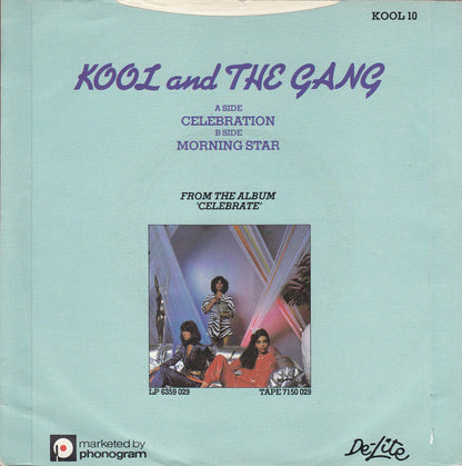 Kool & The Gang : Celebration (7", Single, Blu)