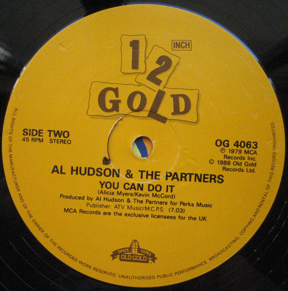 Oliver Cheatham / Al Hudson & The Partners : Get Down Saturday Night / You Can Do It (12", RE)