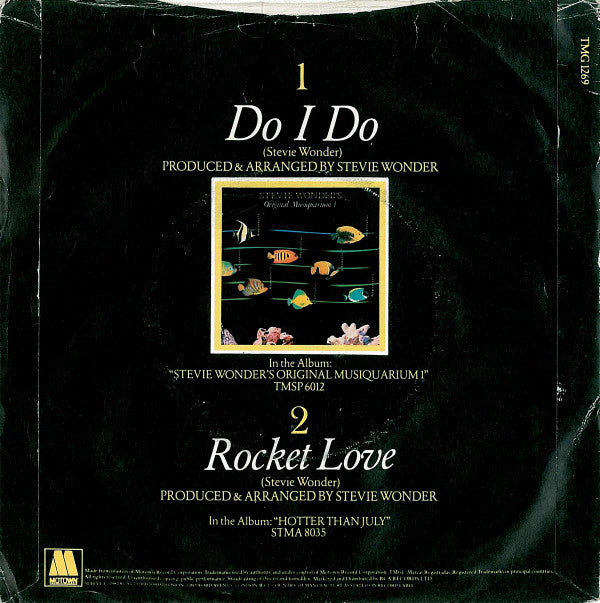 Stevie Wonder : Do I Do (7", Single)