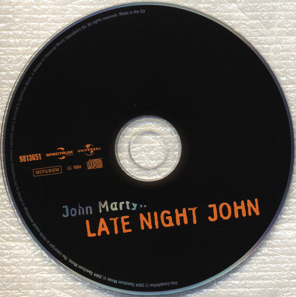 John Martyn : Late Night John (CD, Comp)