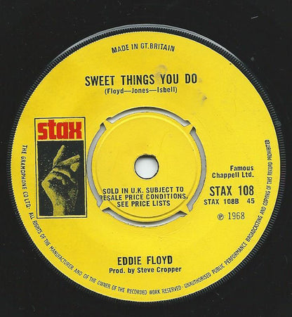 Eddie Floyd : Bring It On Home To Me / Sweet Things You Do (7", Single)