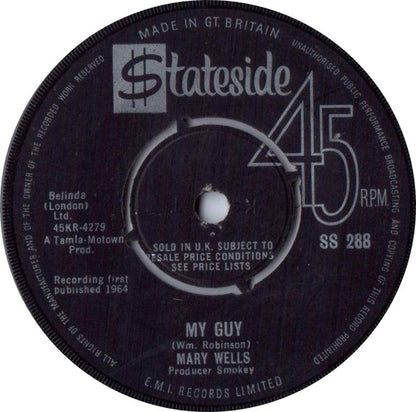 Mary Wells : My Guy (7", Single)