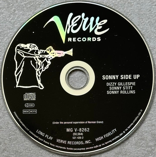 Dizzy Gillespie - Sonny Stitt - Sonny Rollins : Sonny Side Up (CD, Album, RE, RM)