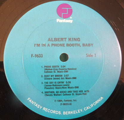 Albert King : I'm In A Phone Booth Baby (LP, Album)