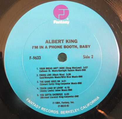 Albert King : I'm In A Phone Booth Baby (LP, Album)