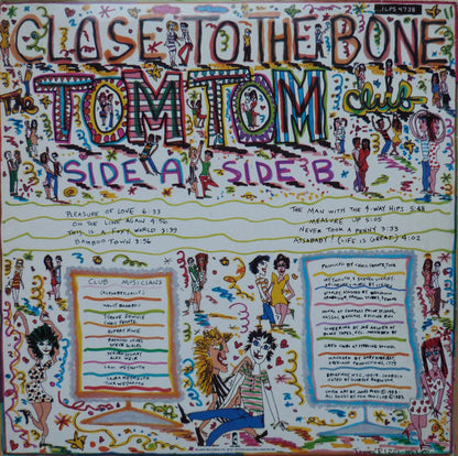 Tom Tom Club : Close To The Bone (LP, Album, Ltd, Blu)