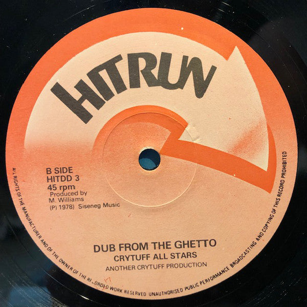 Bim Sherman Feat. Jah Buzz / Crytuff All Stars* : Love Jah Only / Dub From The Ghetto (12")