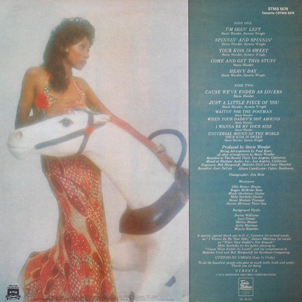 Stevie Wonder presents Syreeta : Syreeta (LP, Album, RE)