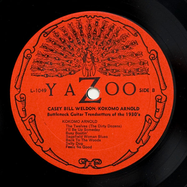 Casey Bill Weldon & Kokomo Arnold : Bottleneck Guitar Trendsetters Of The 1930s (LP, Comp)