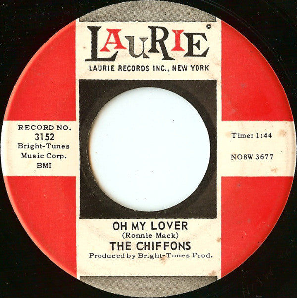 The Chiffons : He's So Fine / Oh My Lover (7", Single, Roc)