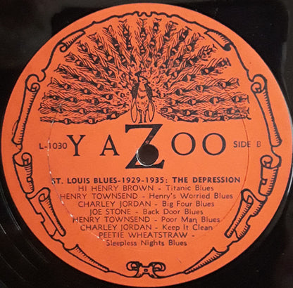 Various : St. Louis Blues 1929-1935 (The Depression) (LP, Comp)