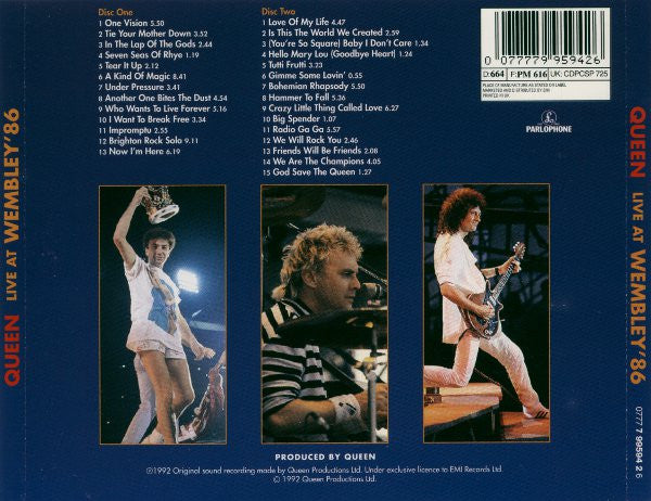 Queen : Live At Wembley '86 (2xCD, Album, Fat)