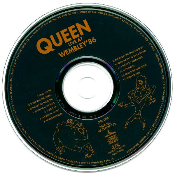 Queen : Live At Wembley '86 (2xCD, Album, Fat)