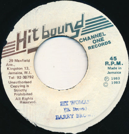 Barry Brown : My Woman (7")