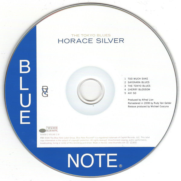 The Horace Silver Quintet : The Tokyo Blues (CD, Album, RE, RM)