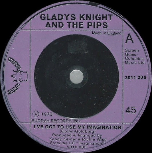 Gladys Knight And The Pips : I've Got To Use My Imagination (7")