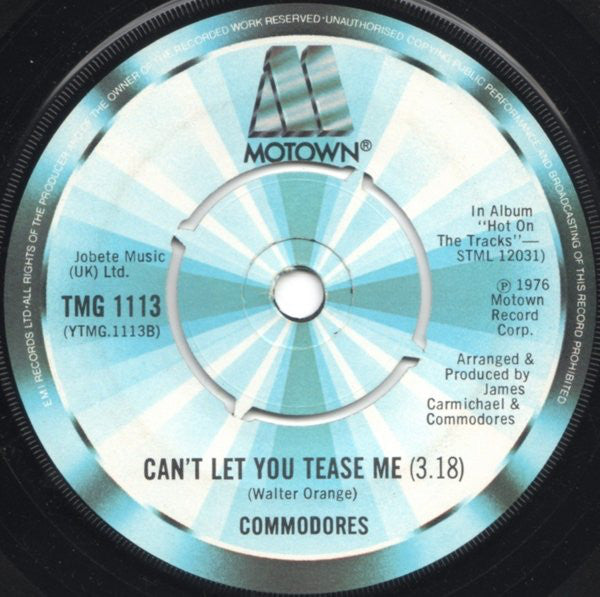 Commodores : Three Times A Lady (7", Single, Pus)