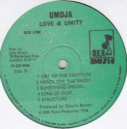 D.E.B. Music Players : Umoja Dub - Love And Unity (LP)