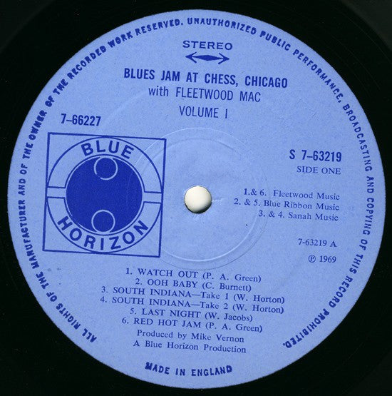 Fleetwood Mac, Otis Spann, Willie Dixon, Shakey Horton*, J.T. Brown, Guitar Buddy*, Honey Boy Edwards*, S.P. Leary : Blues Jam At Chess (2xLP, Album)