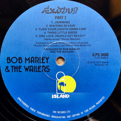 Bob Marley & The Wailers : Exodus (LP, Album, RP)