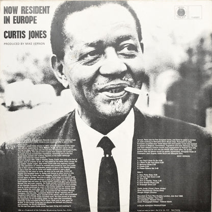 Curtis Jones : Now Resident In Europe (LP, Album, Mono)