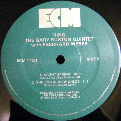 The Gary Burton Quintet* with Eberhard Weber : Ring (LP, Album)