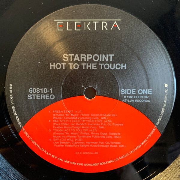 Starpoint : Hot To The Touch (LP, Album, AR )