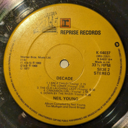 Neil Young : Decade (3xLP, Comp, Tri)