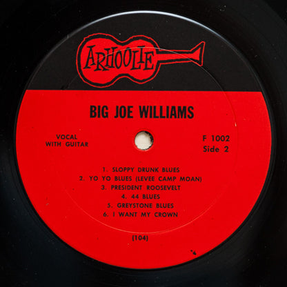 Big Joe Williams : Tough Times (LP, Album, RE)