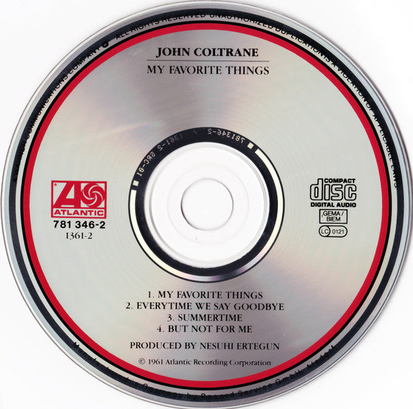 John Coltrane : My Favorite Things (CD, Album, RE, RM)