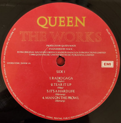 Queen : The Works (LP, Album, UK )