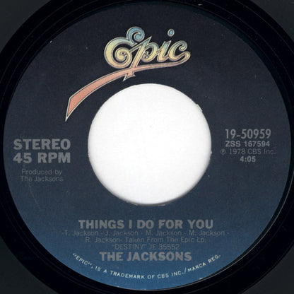 The Jacksons : Heartbreak Hotel (7", Styrene, Ter)