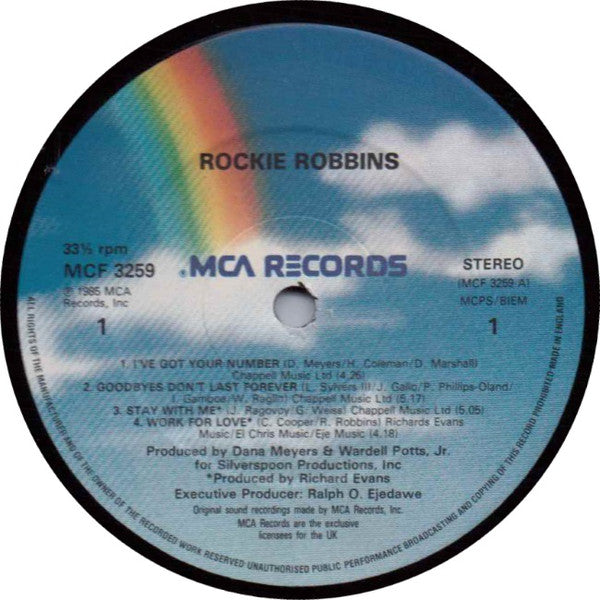 Rockie Robbins : Rockie Robbins (LP, Album)