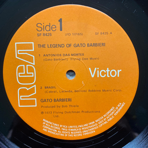 Gato Barbieri : The Legend Of Gato Barbieri (LP, Comp)