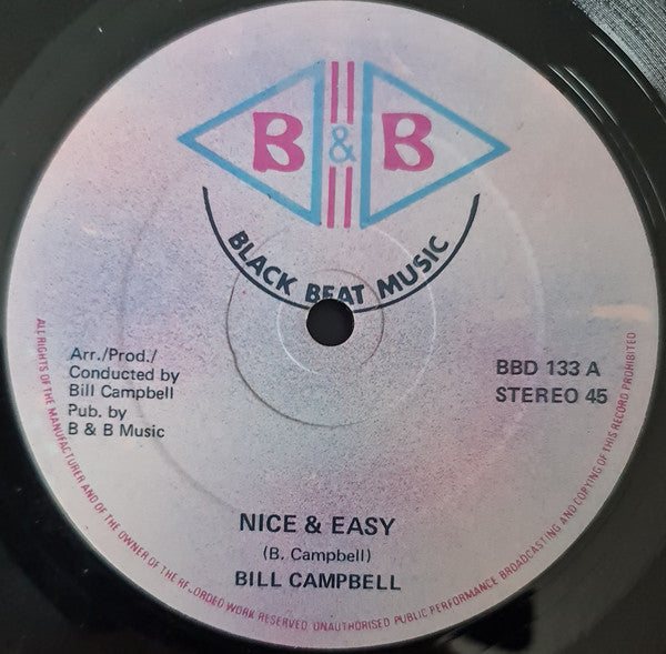 Bill Campbell (3) : Nice & Easy (12")