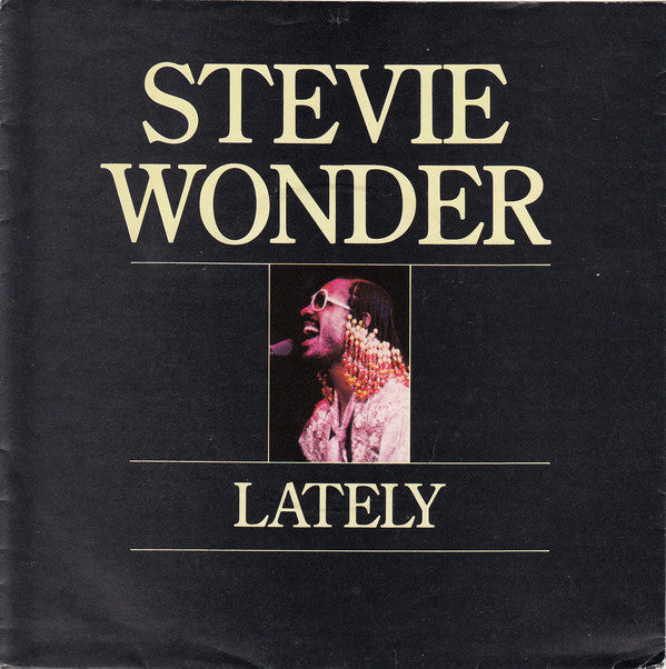 Stevie Wonder : Lately (7", Single, Pus)