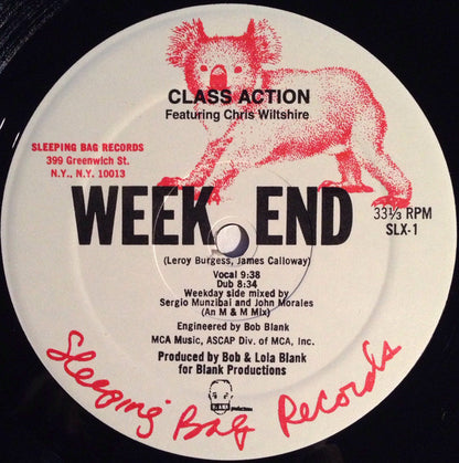 Class Action Featuring Christine Wiltshire : Weekend (12", RE)