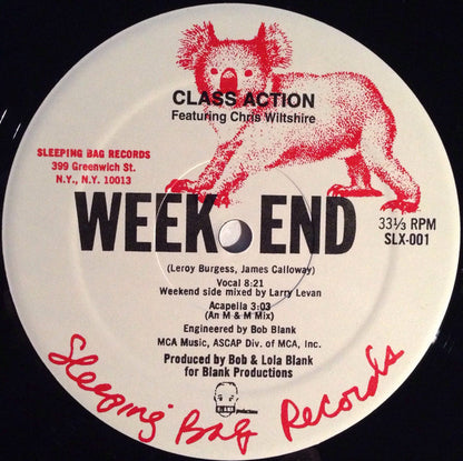 Class Action Featuring Christine Wiltshire : Weekend (12", RE)