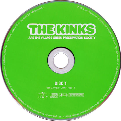 The Kinks : The Kinks Are The Village Green Preservation Society (CD, Album, RE + CD, Album, Mono, RE + CD, Comp + D)