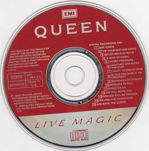 Queen : Live Magic (CD, Album)