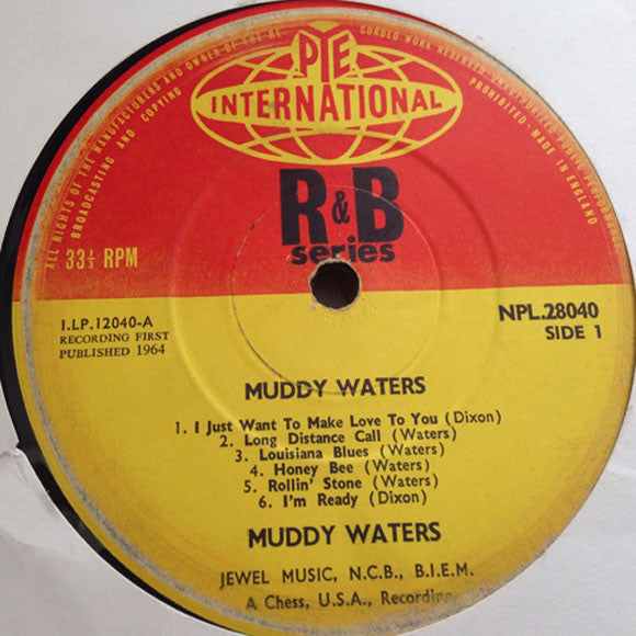 Muddy Waters : The Best Of Muddy Waters (LP, Comp, Mono, Red)