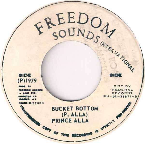 Prince Alla : Bucket Bottom (7")