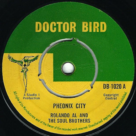 Rolando Al* And The Soul Brothers / The Deacons : Phoenix City / Men Alone (7", Single, 3 P)