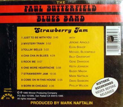 The Paul Butterfield Blues Band : Strawberry Jam (CD, Album)