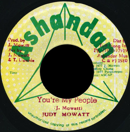 Judy Mowatt : You're My People (7")