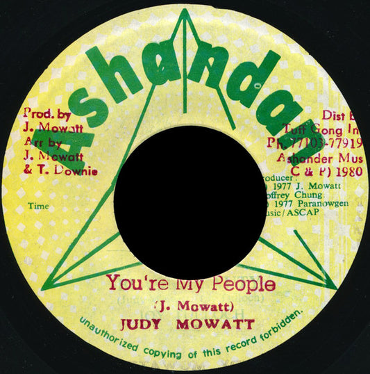 Judy Mowatt : You're My People (7")