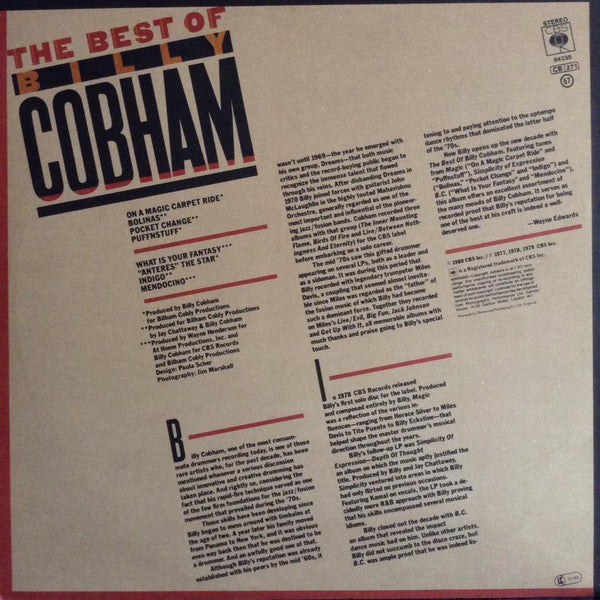 Billy Cobham : The Best Of Billy Cobham (LP, Comp)