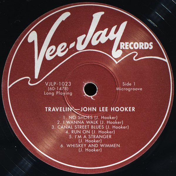 John Lee Hooker : Travelin' (LP, Album, RE)