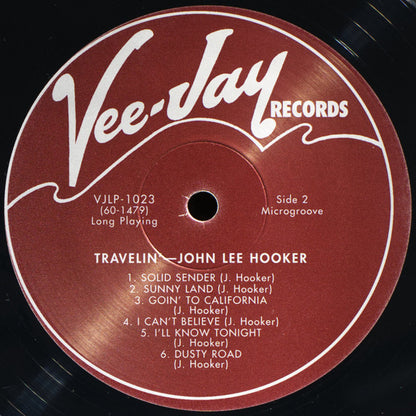 John Lee Hooker : Travelin' (LP, Album, RE)